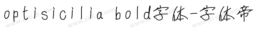 optisicilia bold字体字体转换